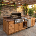 Стіл з граніту Василівка для барбекю