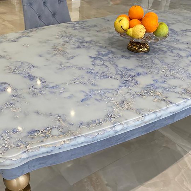 Кварцовий агломерат Азул Імперіал (Azul Imperiale) Блакитний - Зображення 3