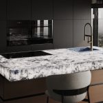 Кварцовий агломерат Азул Імперіал (Azul Imperiale) Блакитний - Зображення 7