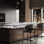 Кварцовий агломерат Азул Імперіал (Azul Imperiale) Блакитний - Зображення 8