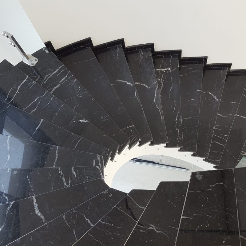 Мармур Блек Маркіна (Black Marquina) Чорно-Білий - Зображення 4