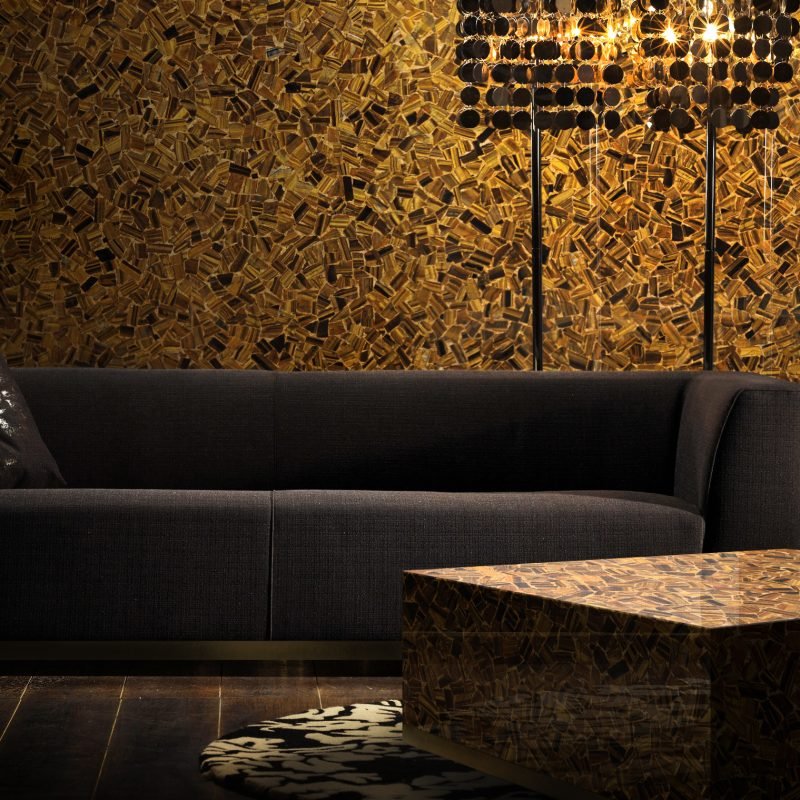 Око тигра Тайгер Ай Голд Брік (Tiger Eye Gold Brick) Коричневий - Зображення 2