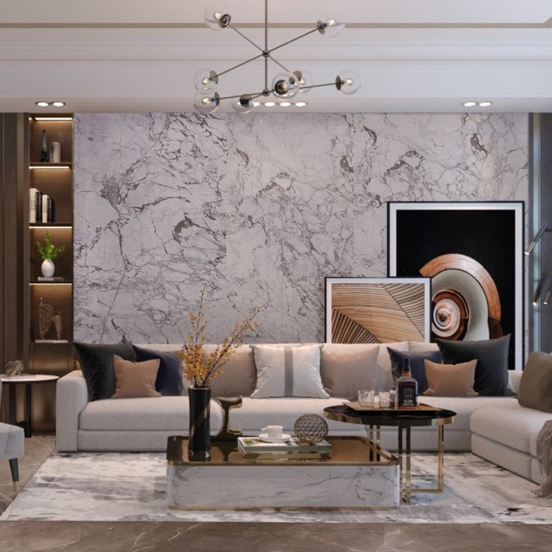 Мармур Арабескато Елеганте (Arabescato Elegante) Білий - Зображення 2