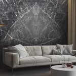 Мармур Неро Дорадо (Nero Dorado) Чорно-Білий - Зображення 2