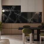 Кварцовий агломерат Блек Мірор (Black Mirror) Чорний - Зображення 2