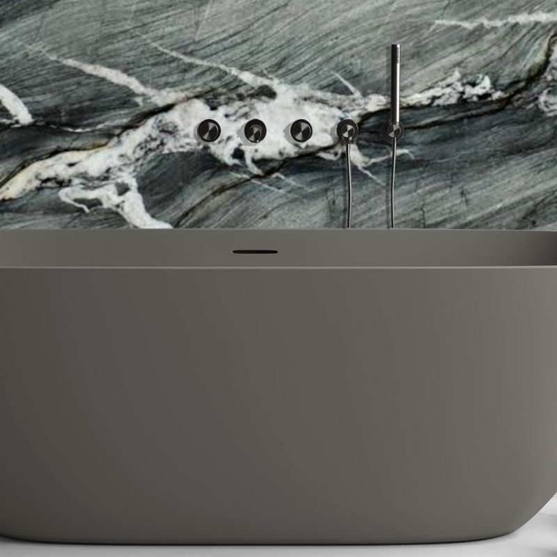 Кварцит Кристал Дел Маре (Crystal Del Mare) Зелений - Зображення 3