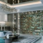 Кварцит Бречі Фачсайт (Breccia Fuchsite) Блакитний