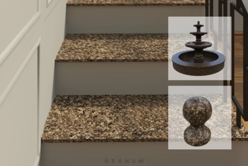 Василівський граніт (UKRAINIAN AUTUMN) зелений - Зображення 4