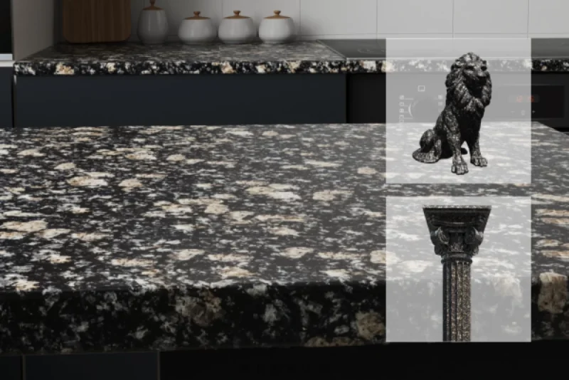 Корнинський граніт (LEOPARD) сірий - Зображення 5