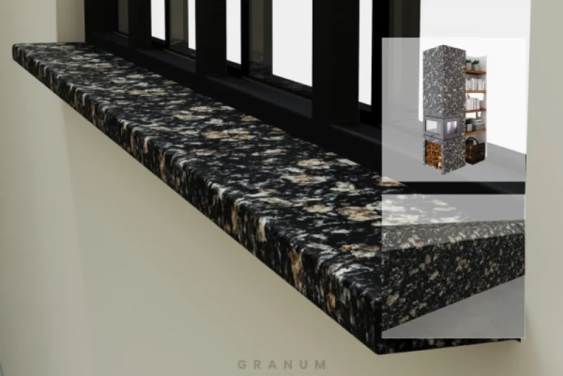 Корнинський граніт (LEOPARD) сірий - Зображення 3