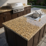 Стіл з граніту Межирічка для барбекю