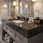 Стільниця з граніту Корнинське для ванної кімнати