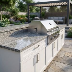 Стільниця з граніту Покостівське для барбекю
