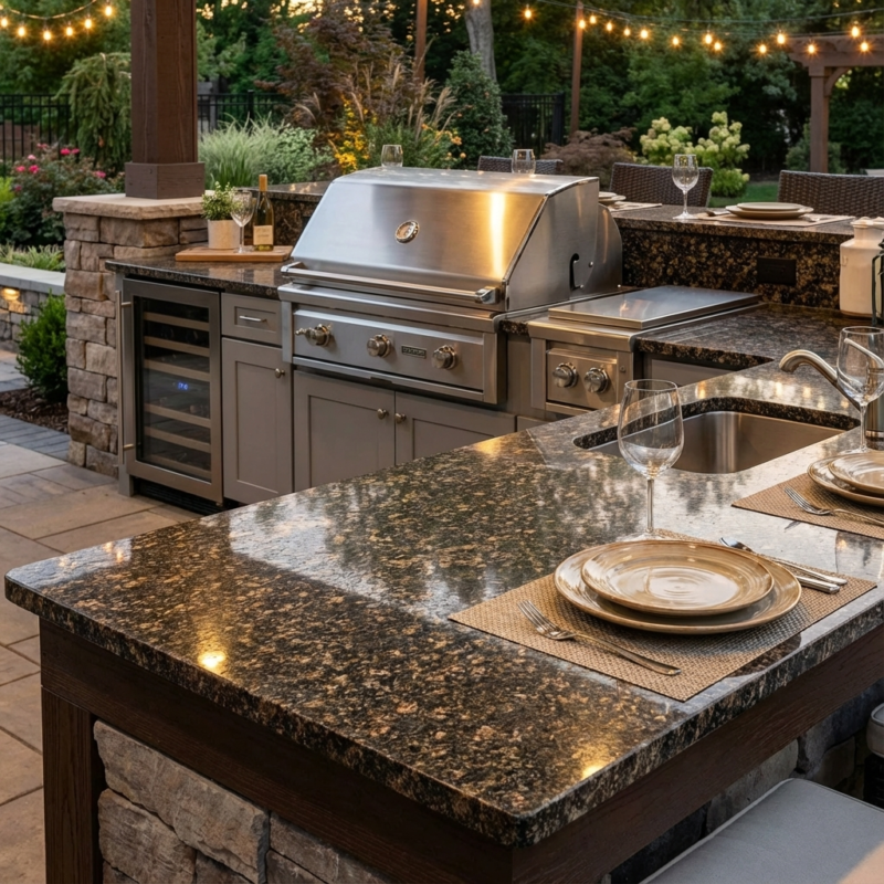 Стіл з граніту Корнинське для барбекю - Зображення 2