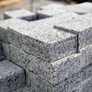 Бруківка гранітна повнопилена