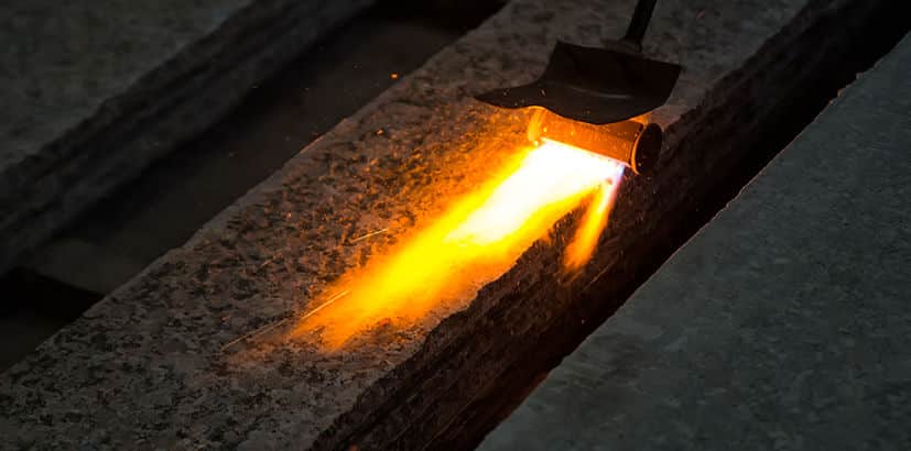 Термооброблена поверхня граніту